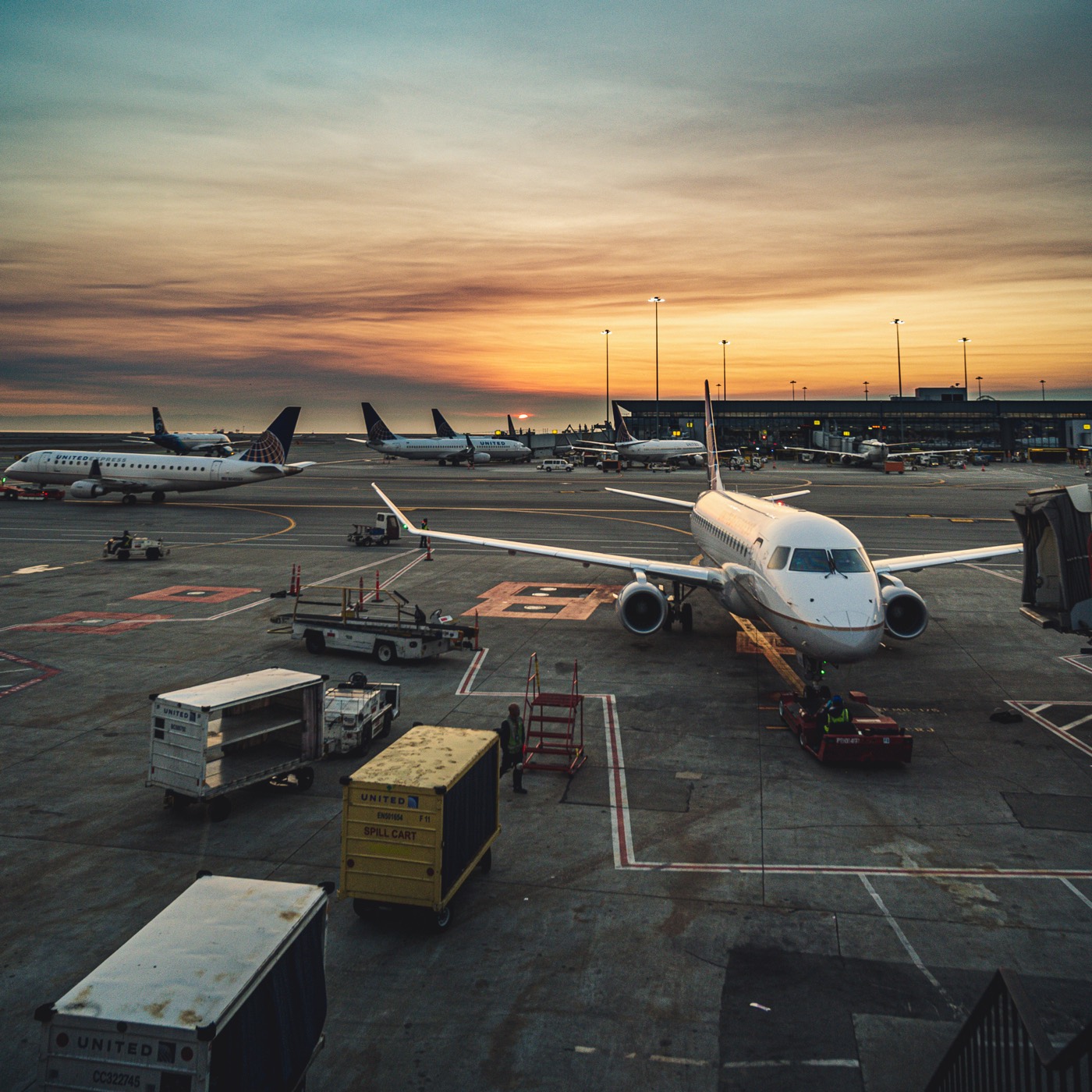 Air cargo at the airport