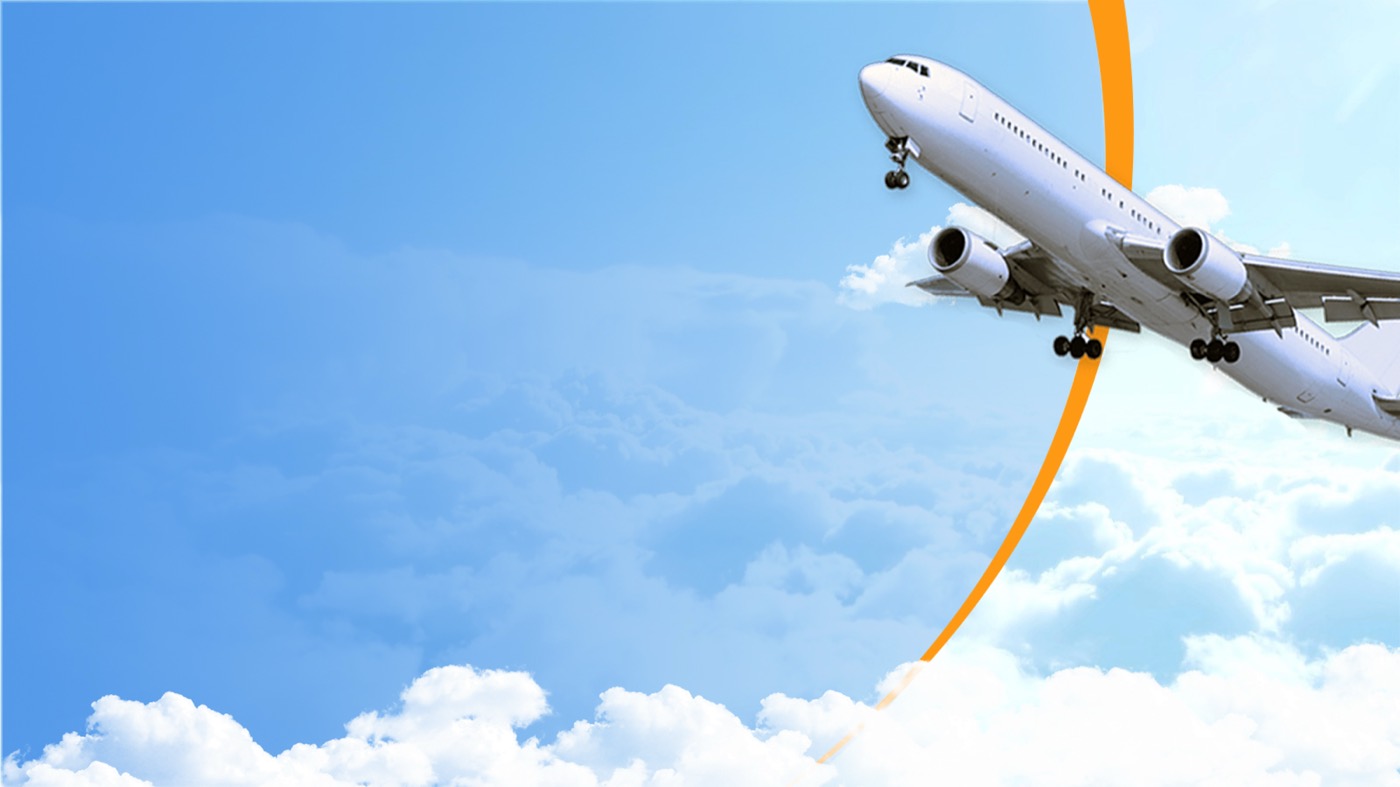Cargo plane in flight